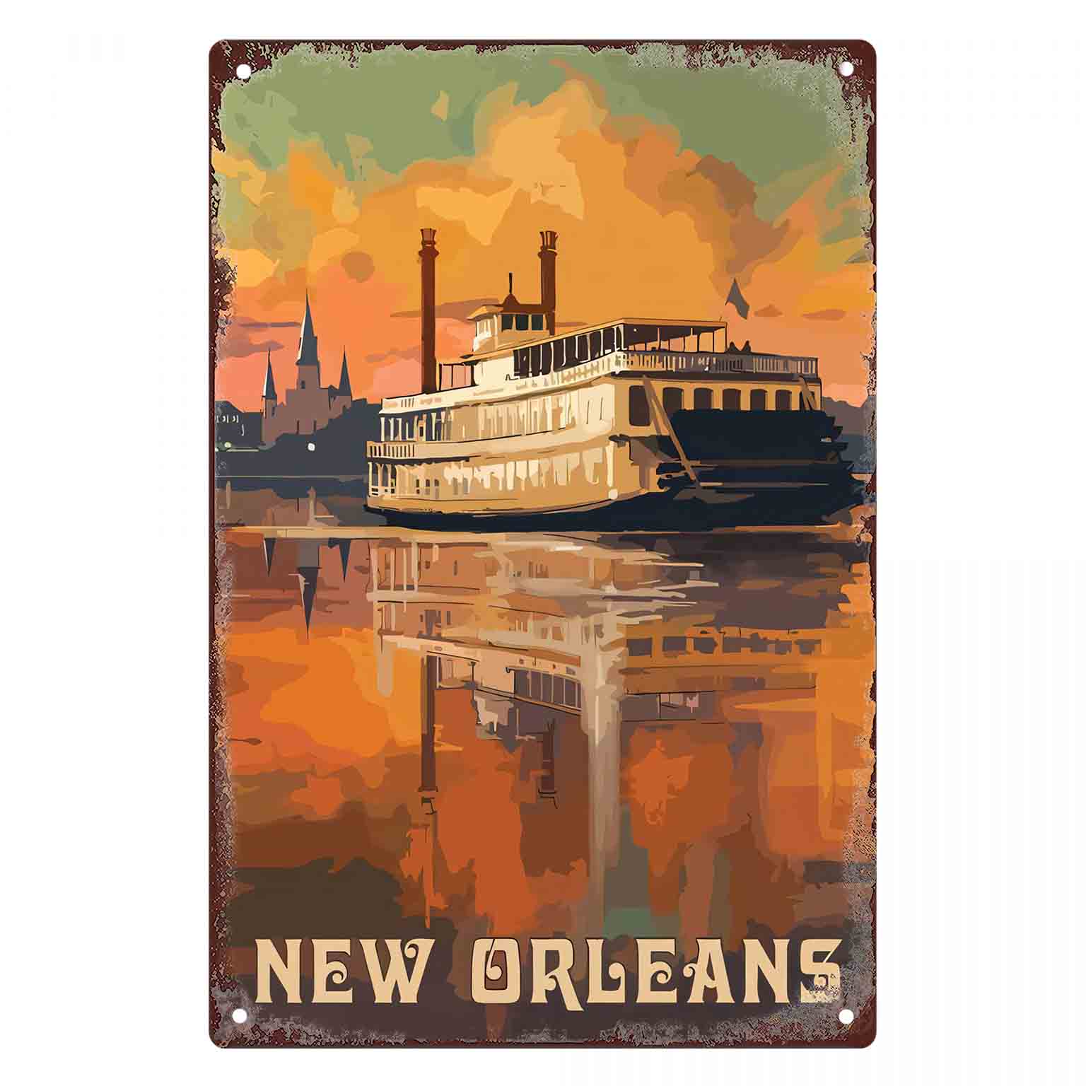 Home Decor New Orleans - 2D DÜZ 1 adet 