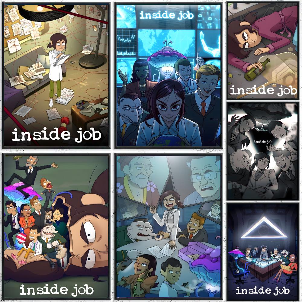 Home Decor Jobs - Çizgi Film Anime I-Inside Job Poster