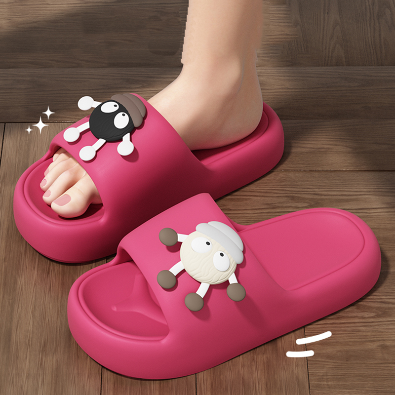 Home Decor Outside - Güzel Karikatür Platform Terlik Kadın Yaz