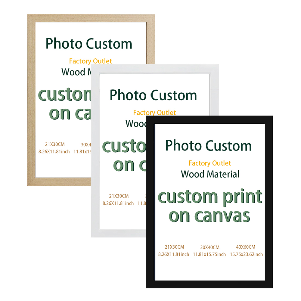Home Decor For Wedding - Özelleştirilmiş tuval boyama artı fotoğraf çerçevesi,