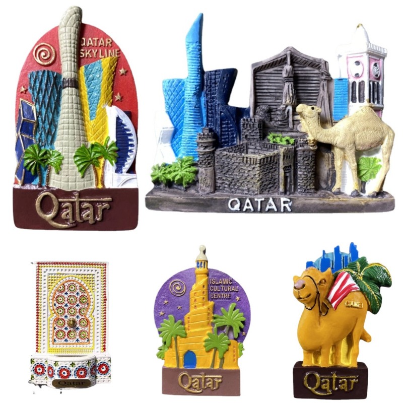 Home Decor Qatar - Katar buzdolabı mıknatısları orta doğu seyahat