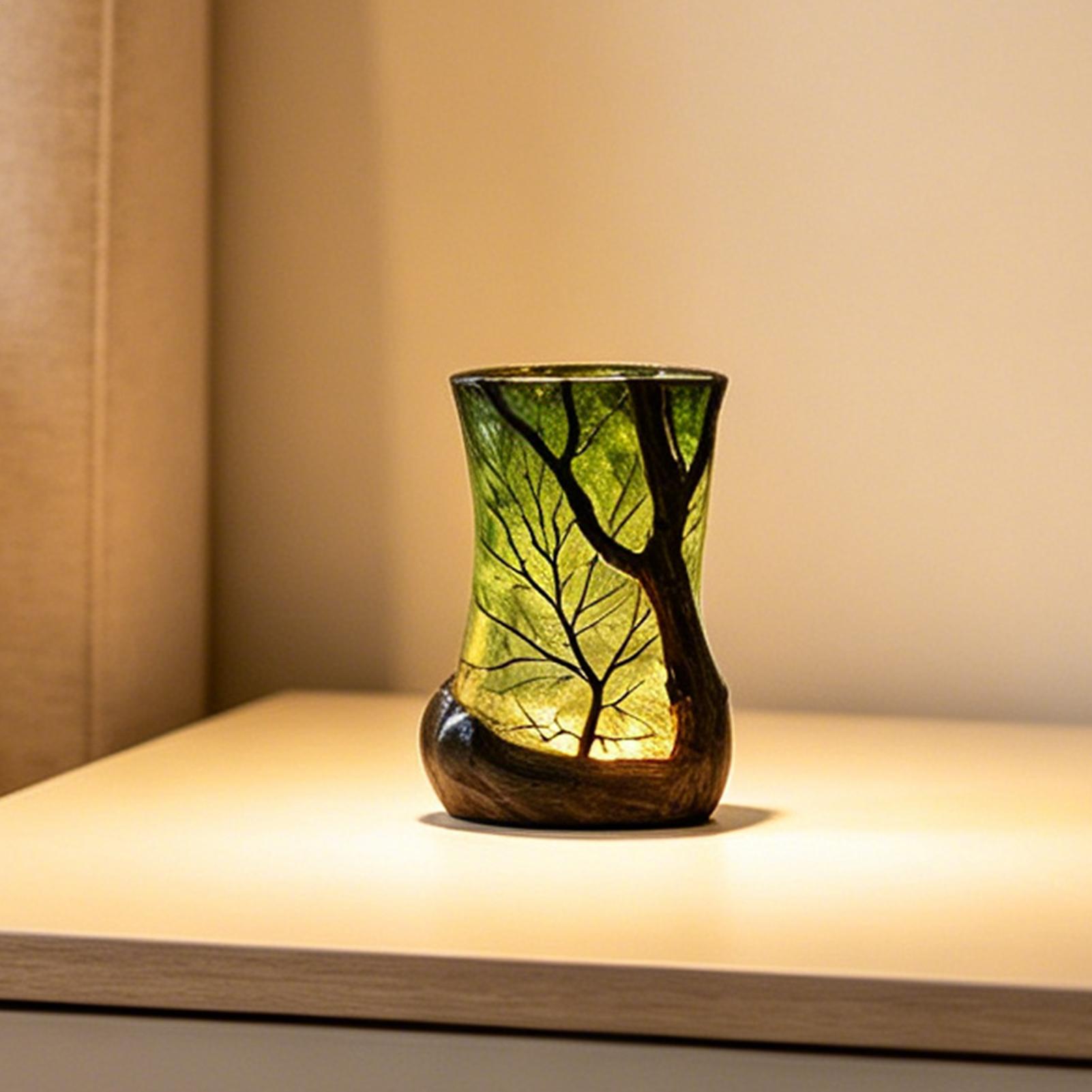 Home Decor Inspo - Başucu Masa Lambası Orman Gece Lambası