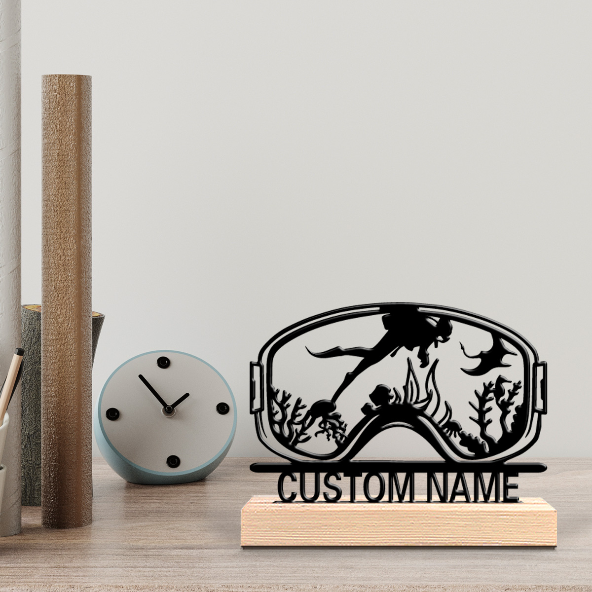 Home Decor Zone - 1 adet Sevimli Kişiselleştirilmiş Özel Dalış