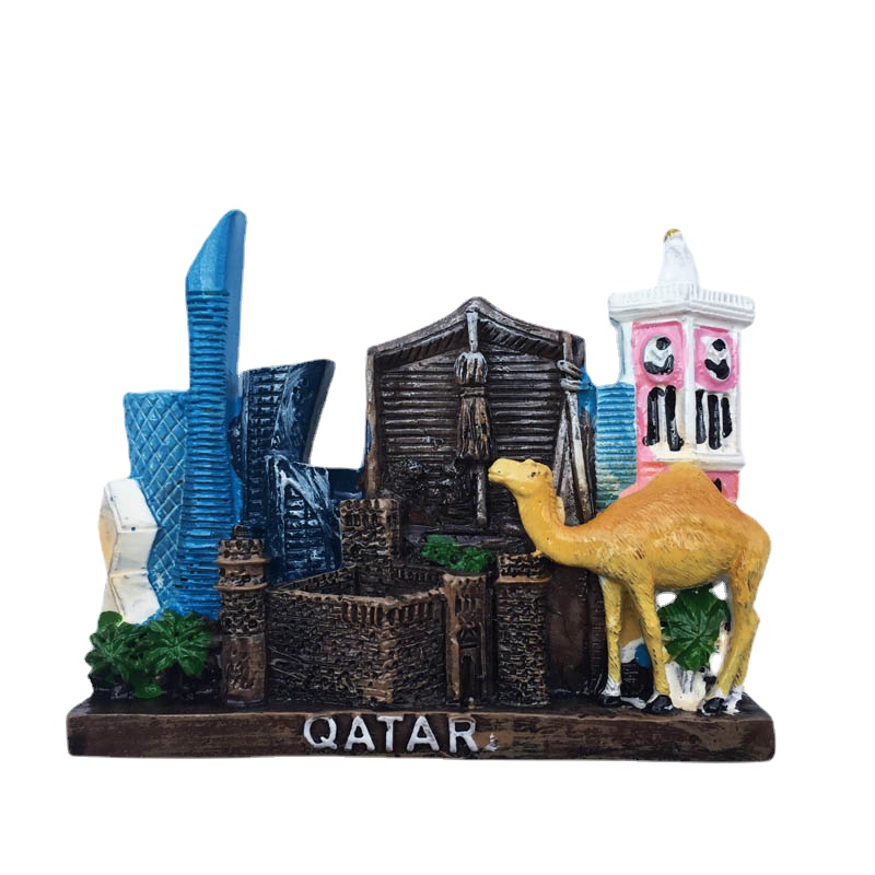 Home Decor Qatar - Katar gezici buzdolabı mıknatısları orta doğu