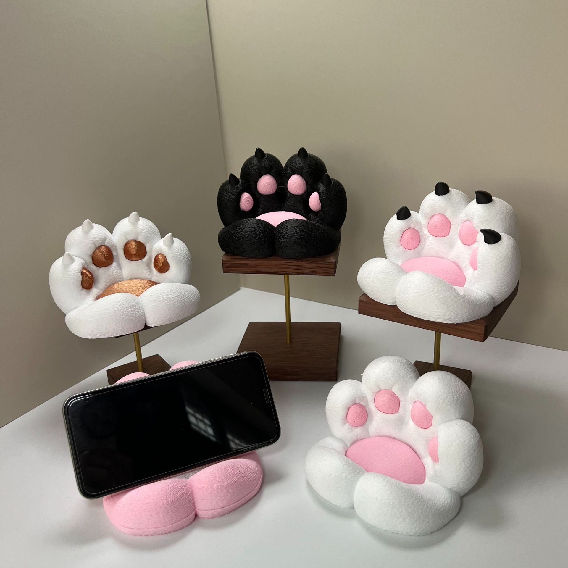 Home Decor Accessories - Sevimli kedi patisi şeklinde masa süsü,