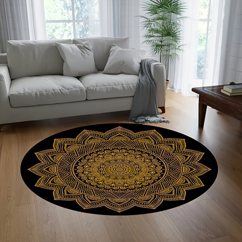 Home Decor Retail Stores - Vintage Simetrik Desenli Grafik Halı Dayanıklı