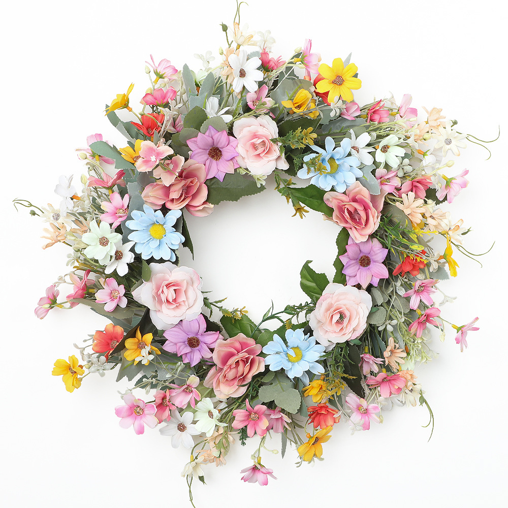 Home Decor Tulip - YeeNanee Canlı Kır Çiçekleri Bahar Çelenkleri