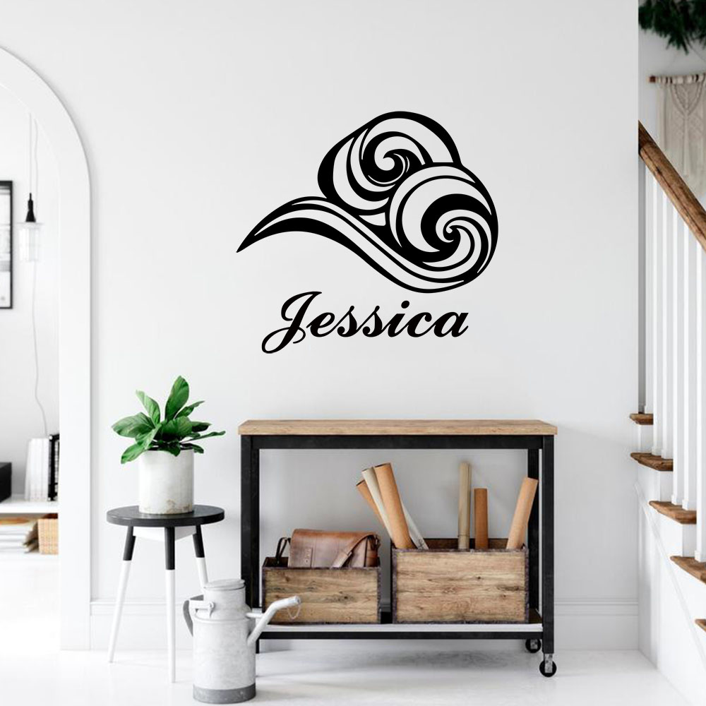 Home Decor Sticker - 1 adet karikatür hava kütleli kişiselleştirilmiş