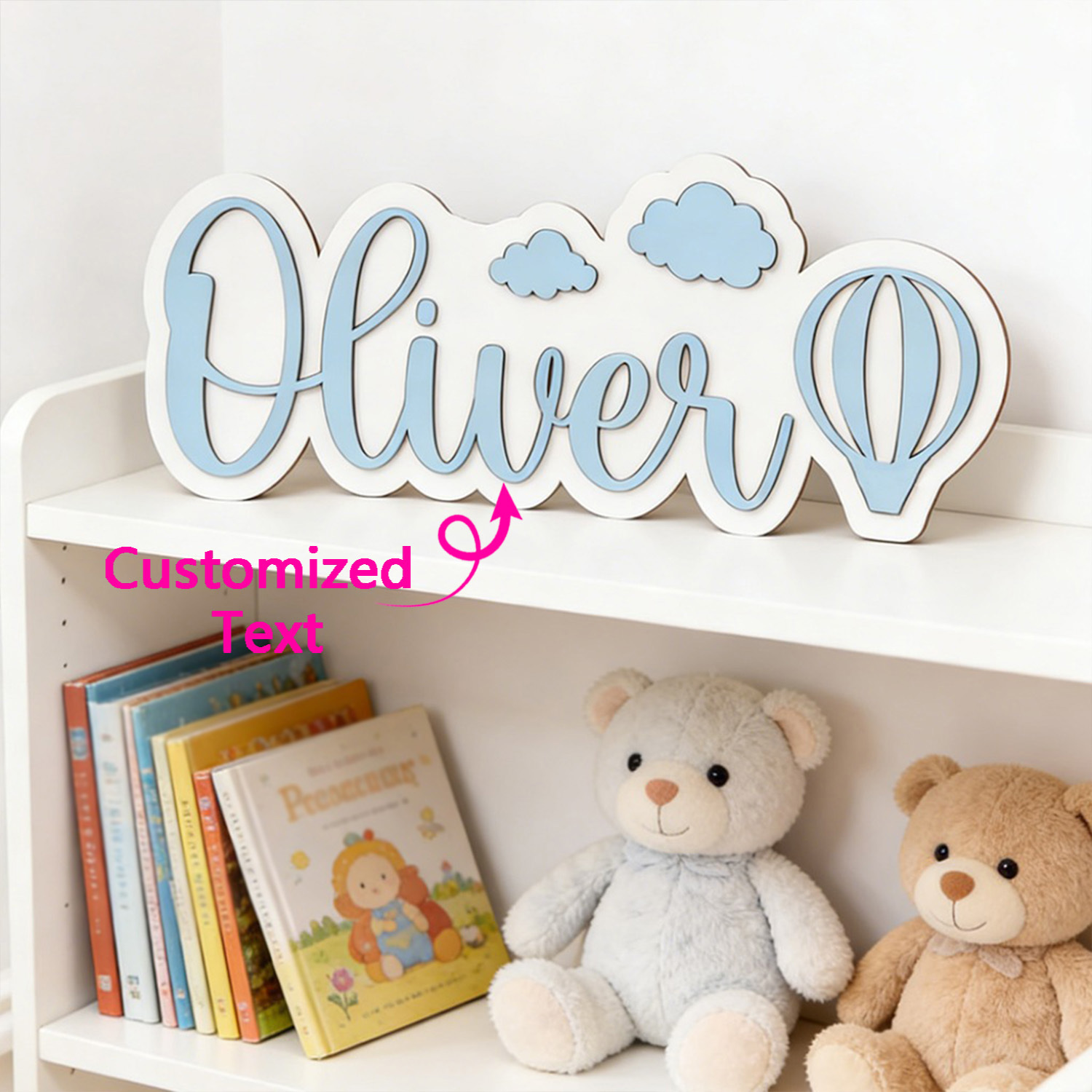 Home Decor For Wedding - Kişiye Özel Sıcak Hava Balonu ve