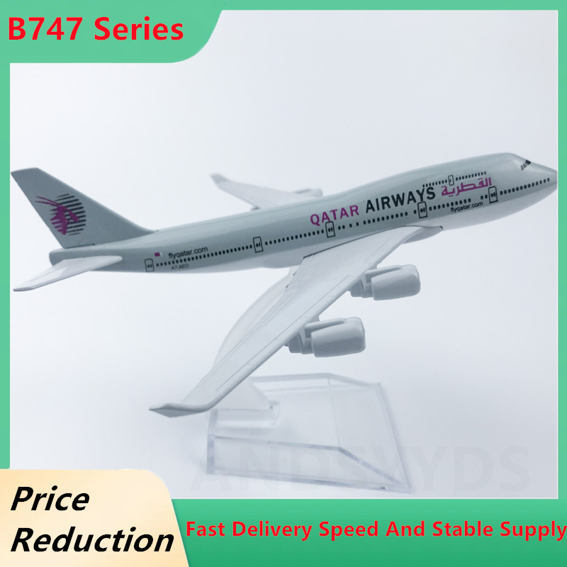 Home Decor Qatar - 16 cm Alaşım Metal B747 Katar