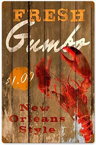 Home Decor New Orleans - Teneke Levha Vintage Şık Sanat Dekorasyon