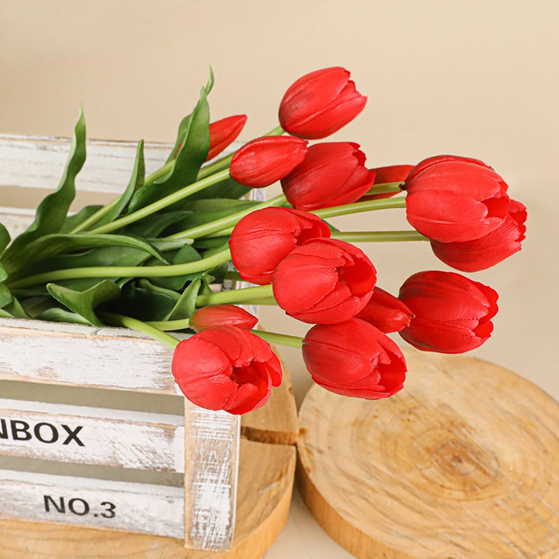 5 Kafa Yapay Laleler Düğün Ev  - Home Decor Tulip incelemesi ve fiyatı