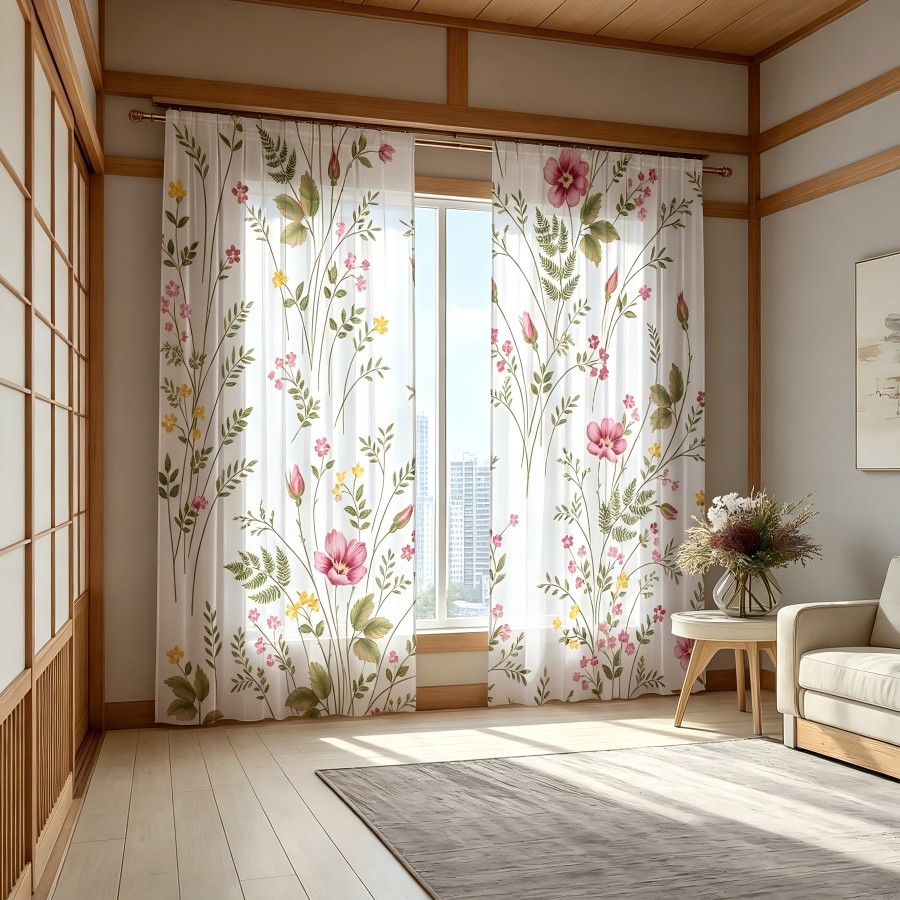 2 Adet Dijital Baskı Şeffaf Pe - Home Decor Yellow incelemesi ve fiyatı