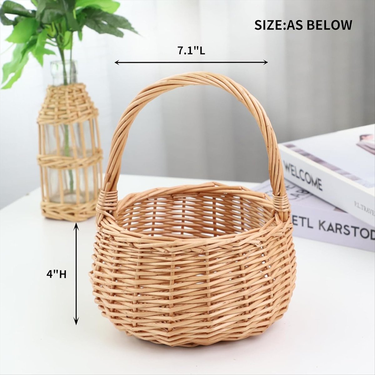 Saplı Hasır Piknik Sepeti, Düğ - Home Decor For Wedding incelemesi ve fiyatı