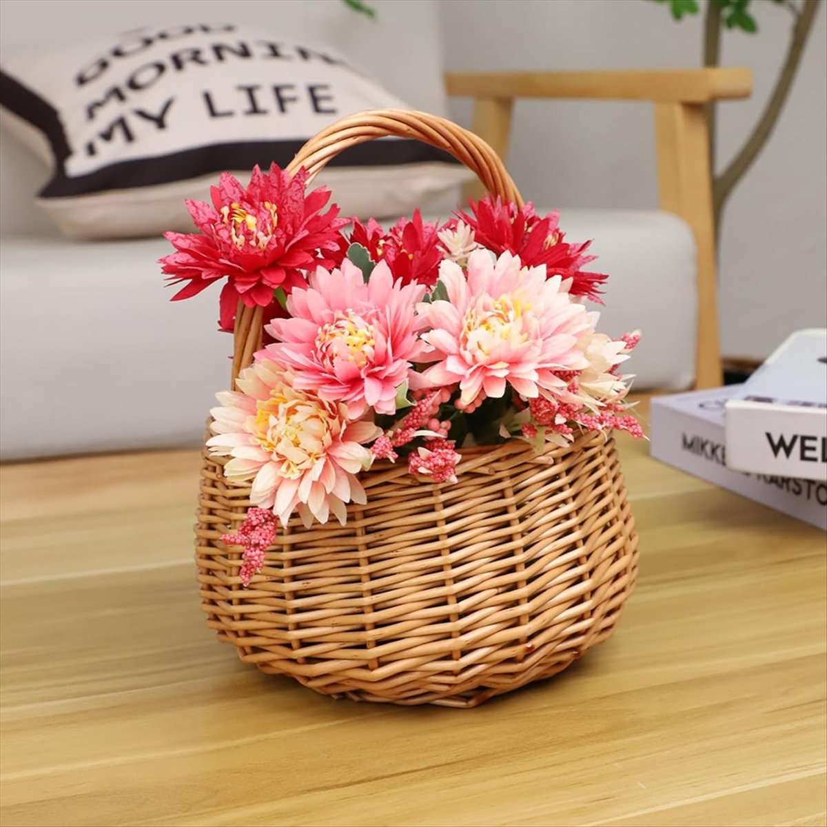 Saplı Hasır Piknik Sepeti, Düğ - Home Decor For Wedding incelemesi ve fiyatı