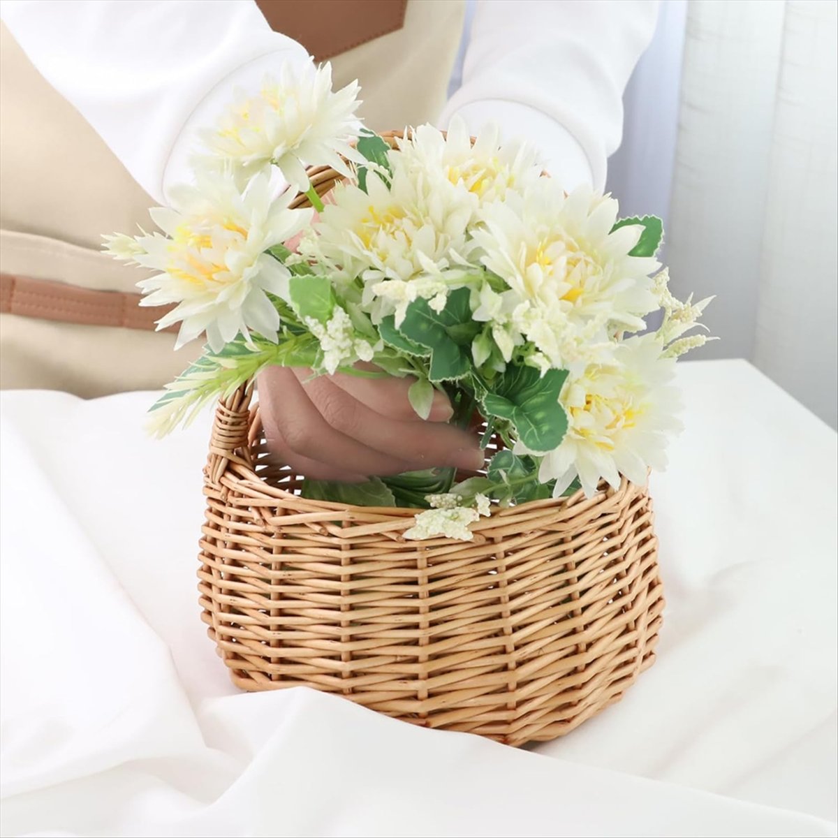 Saplı Hasır Piknik Sepeti, Düğ - Home Decor For Wedding incelemesi ve fiyatı
