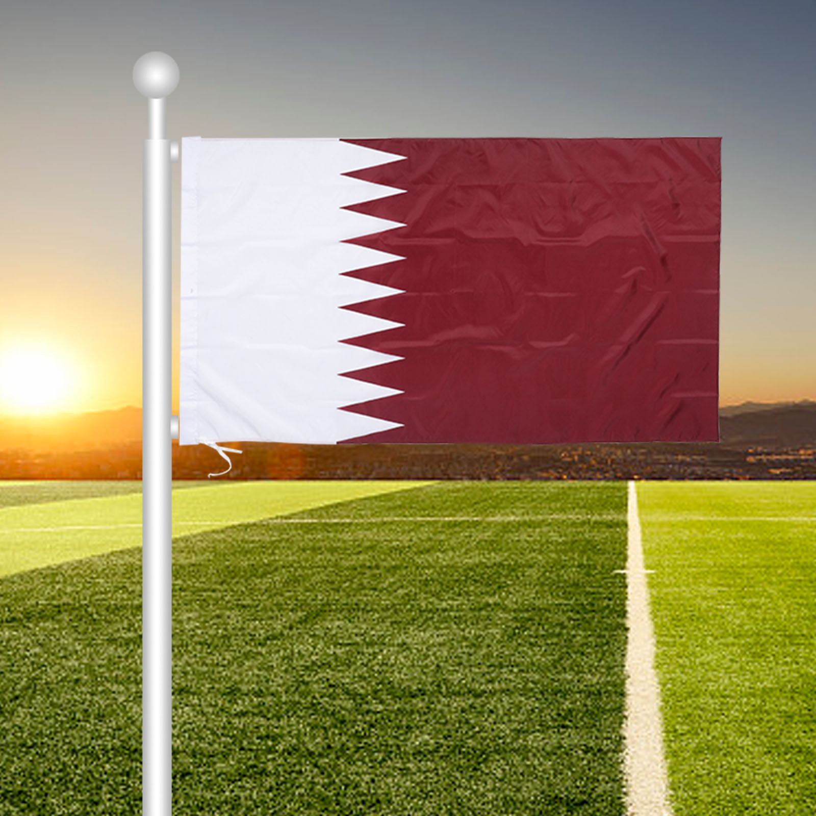 Katar Asılı Ulus Bayrağı Polye - Home Decor Qatar incelemesi ve fiyatı