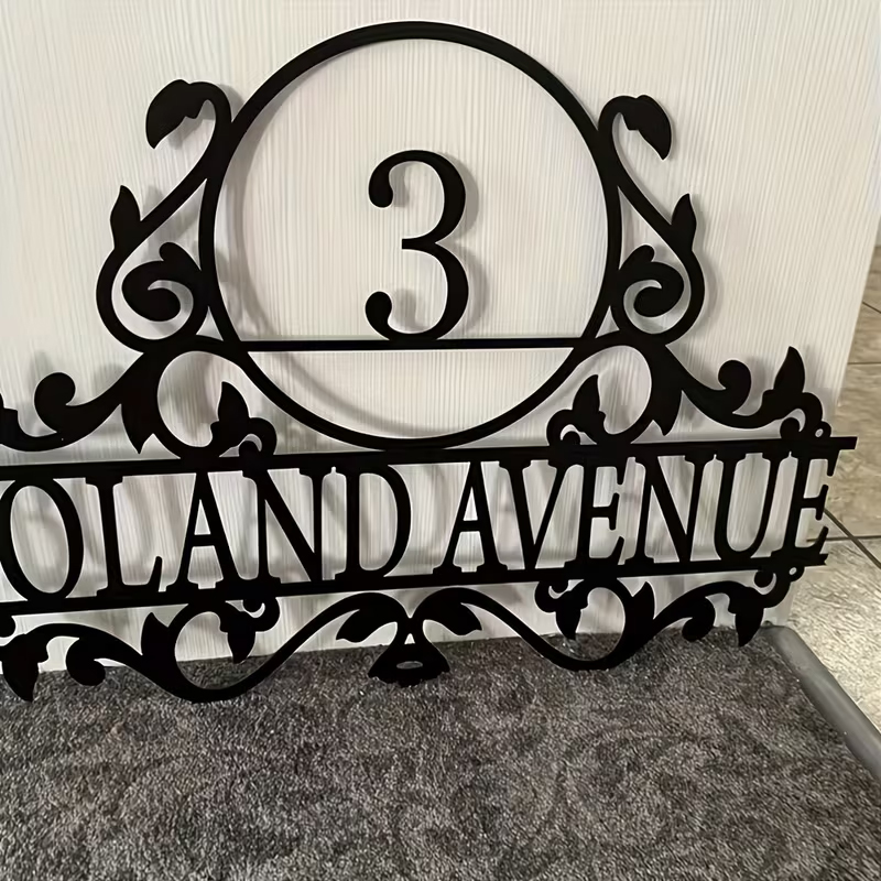 Özel Metal Ev Numarası ve Soka - Home Decor For Wedding incelemesi ve fiyatı