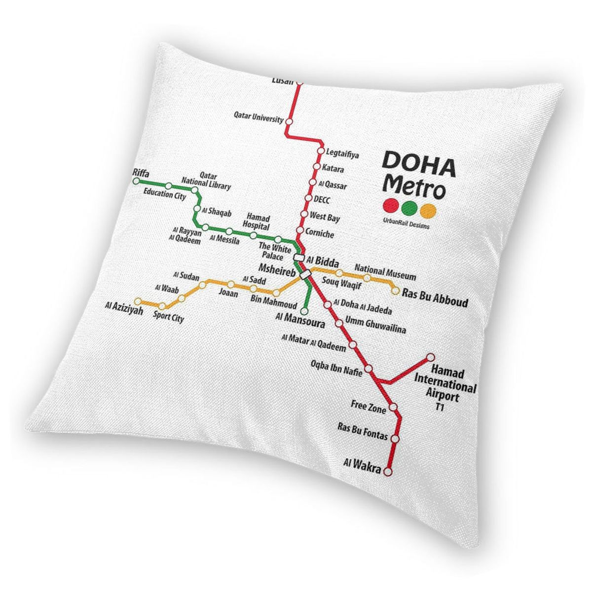 Katar Doha Metro Haritası Kare - Home Decor Qatar incelemesi ve fiyatı