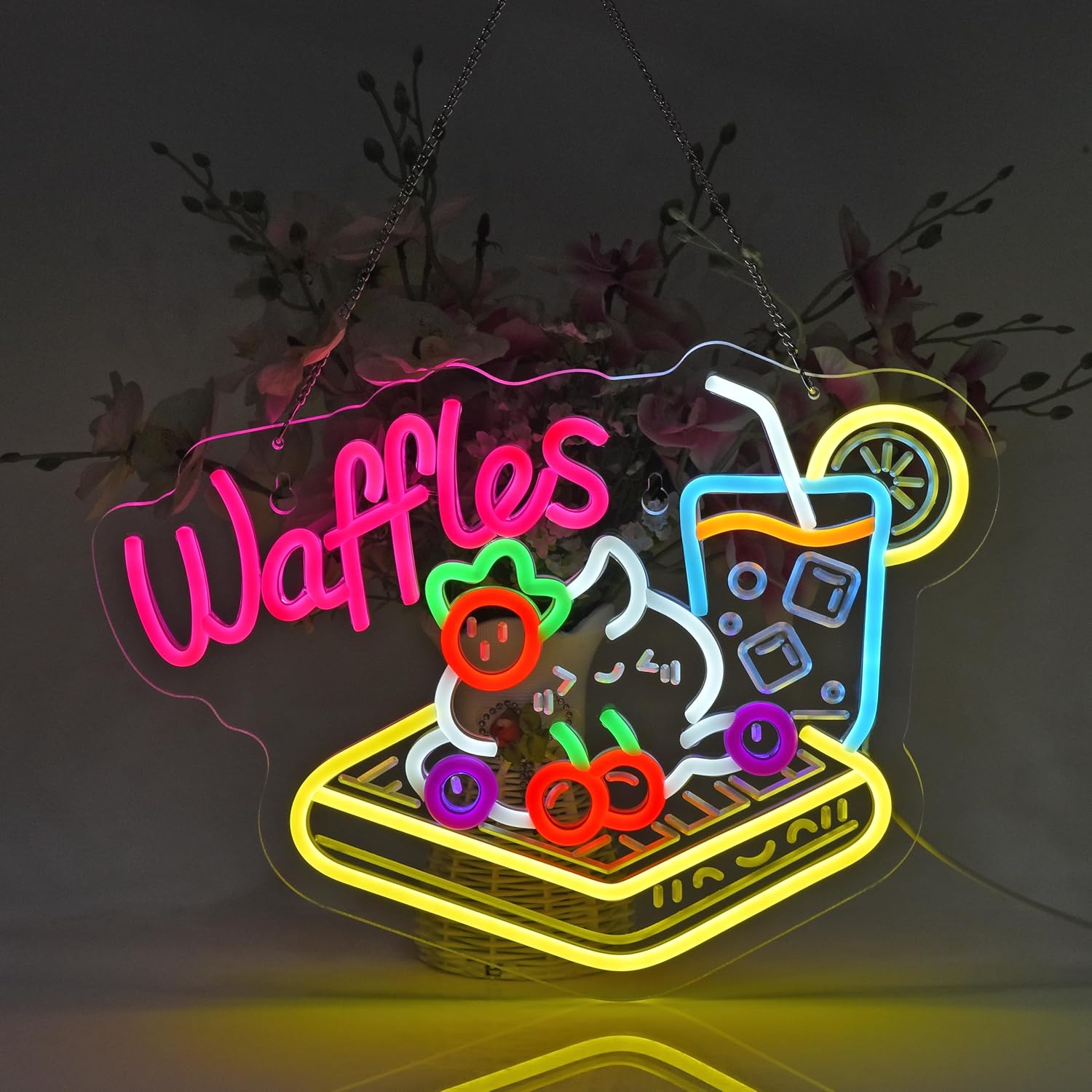 Waffle Neon Tabela USB LED Neo - Home Decor Retail Stores incelemesi ve fiyatı