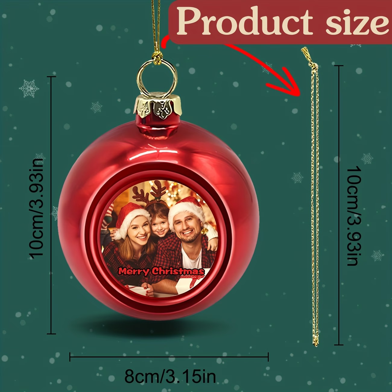 Kişiye Özel Fotoğraflı Noel Sü - Home Decor Diy incelemesi ve fiyatı
