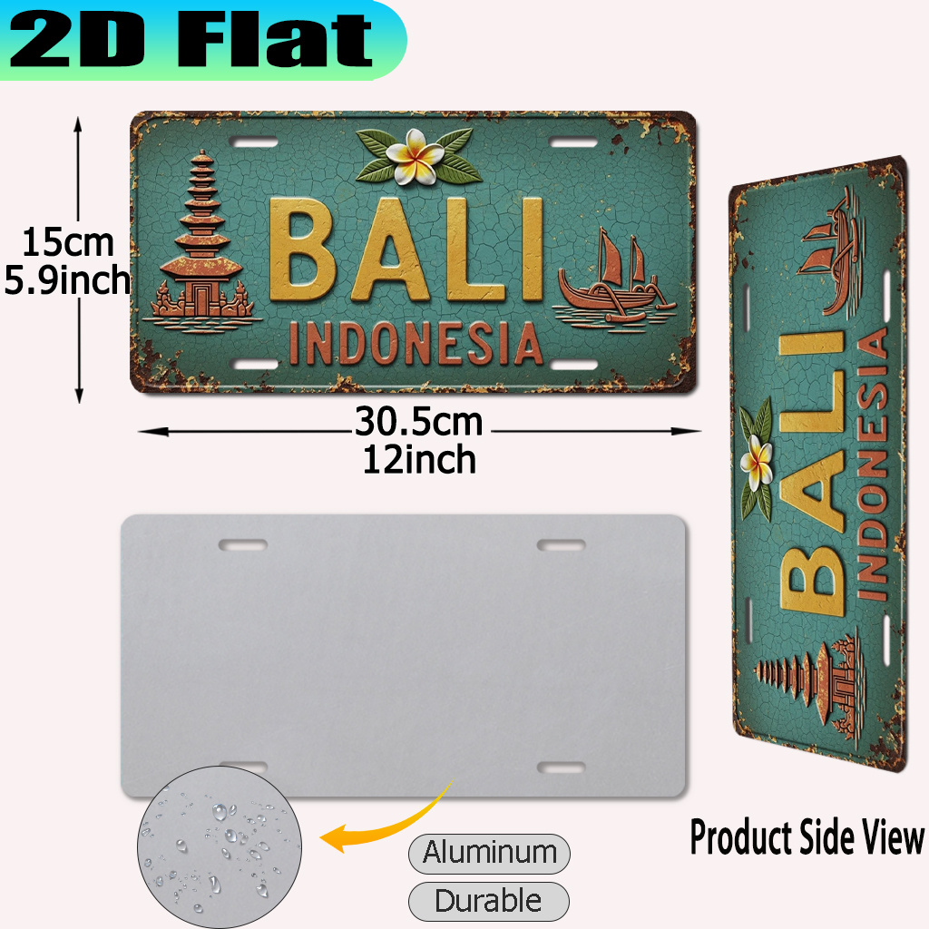 2D Düz - 1 adet Bali Temalı Vi - Home Decor Bali incelemesi ve fiyatı