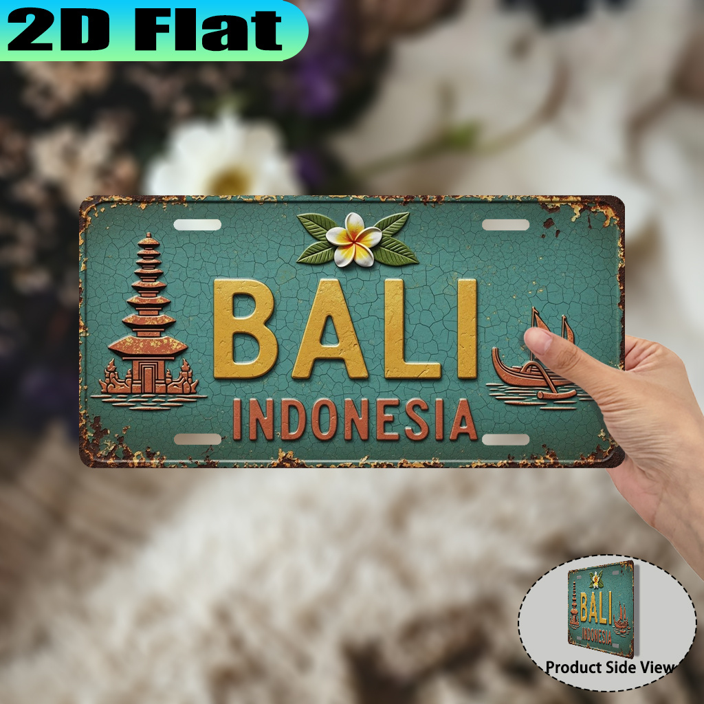 2D Düz - 1 adet Bali Temalı Vi - Home Decor Bali incelemesi ve fiyatı