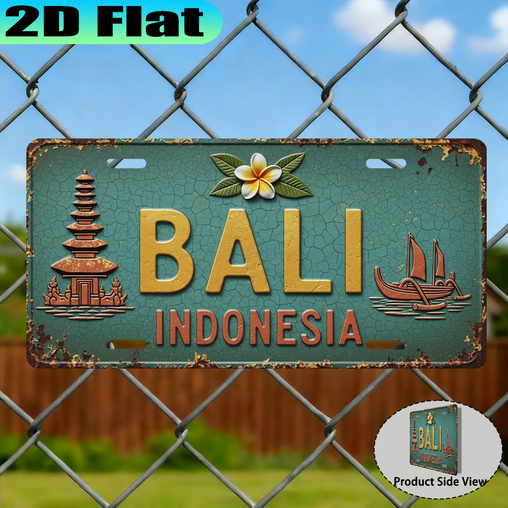 2D Düz - 1 adet Bali Temalı Vi - Home Decor Bali incelemesi ve fiyatı
