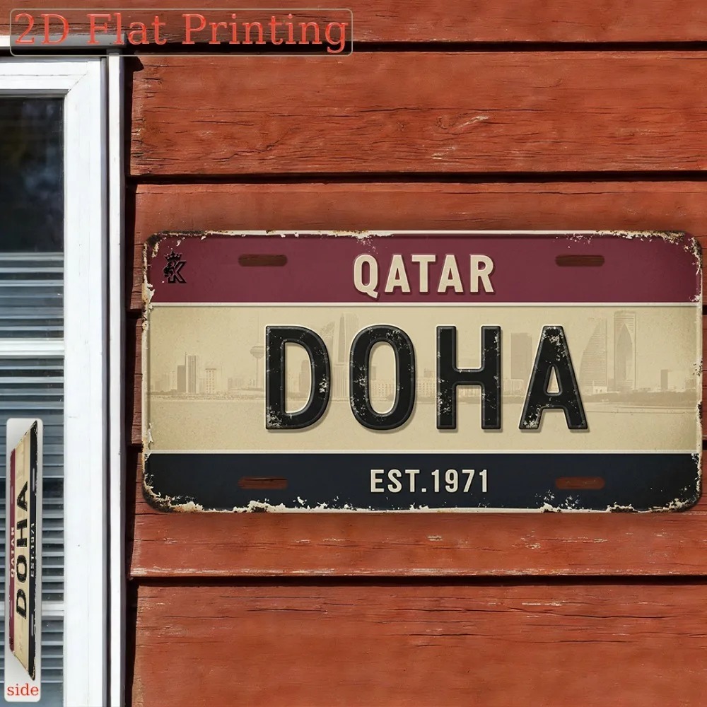 [2D Düz] 1 adet Özel Doha Kata - Home Decor Qatar incelemesi ve fiyatı