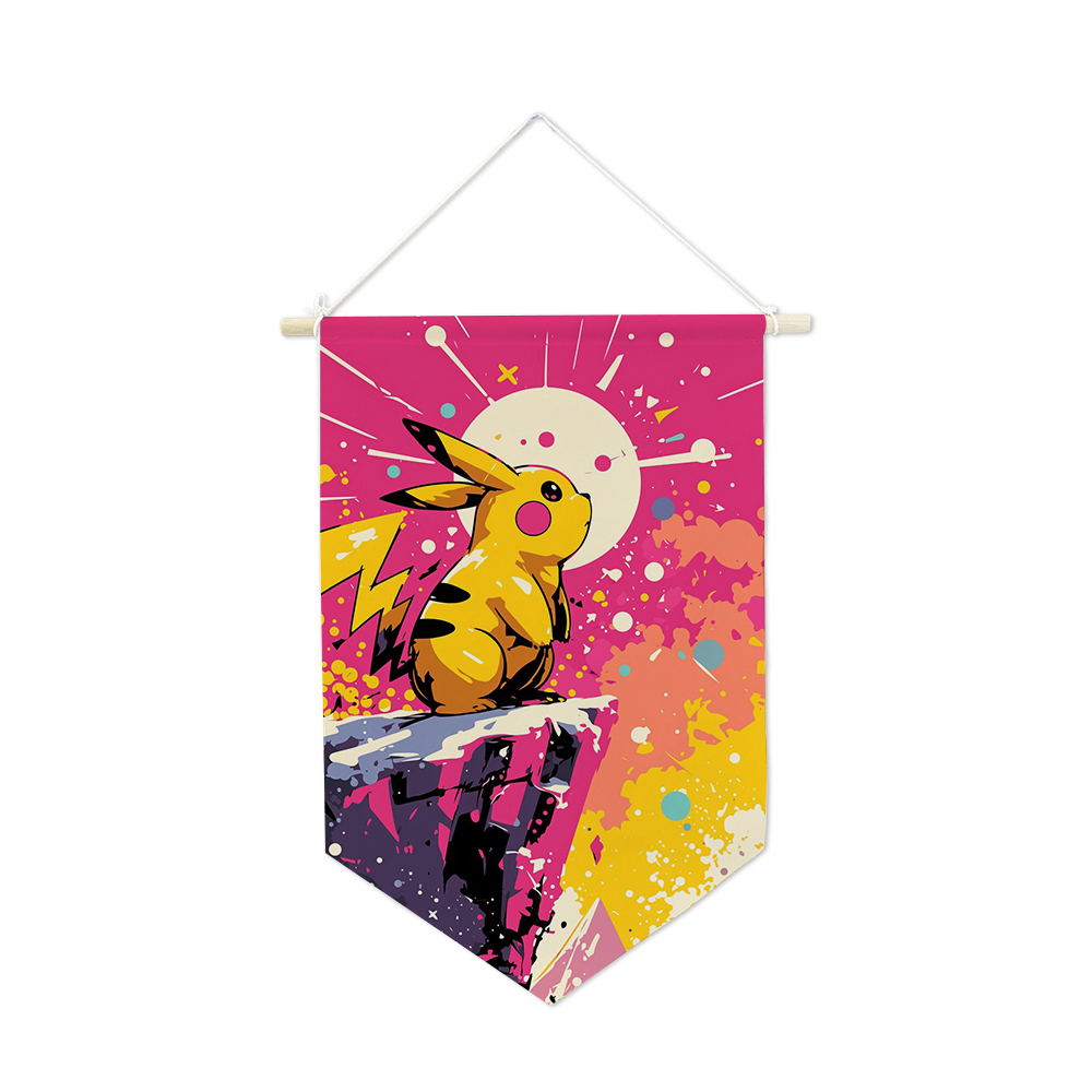 Pokemons Asılı Bez Anime Baskı - Home Decor Unique Items incelemesi ve fiyatı
