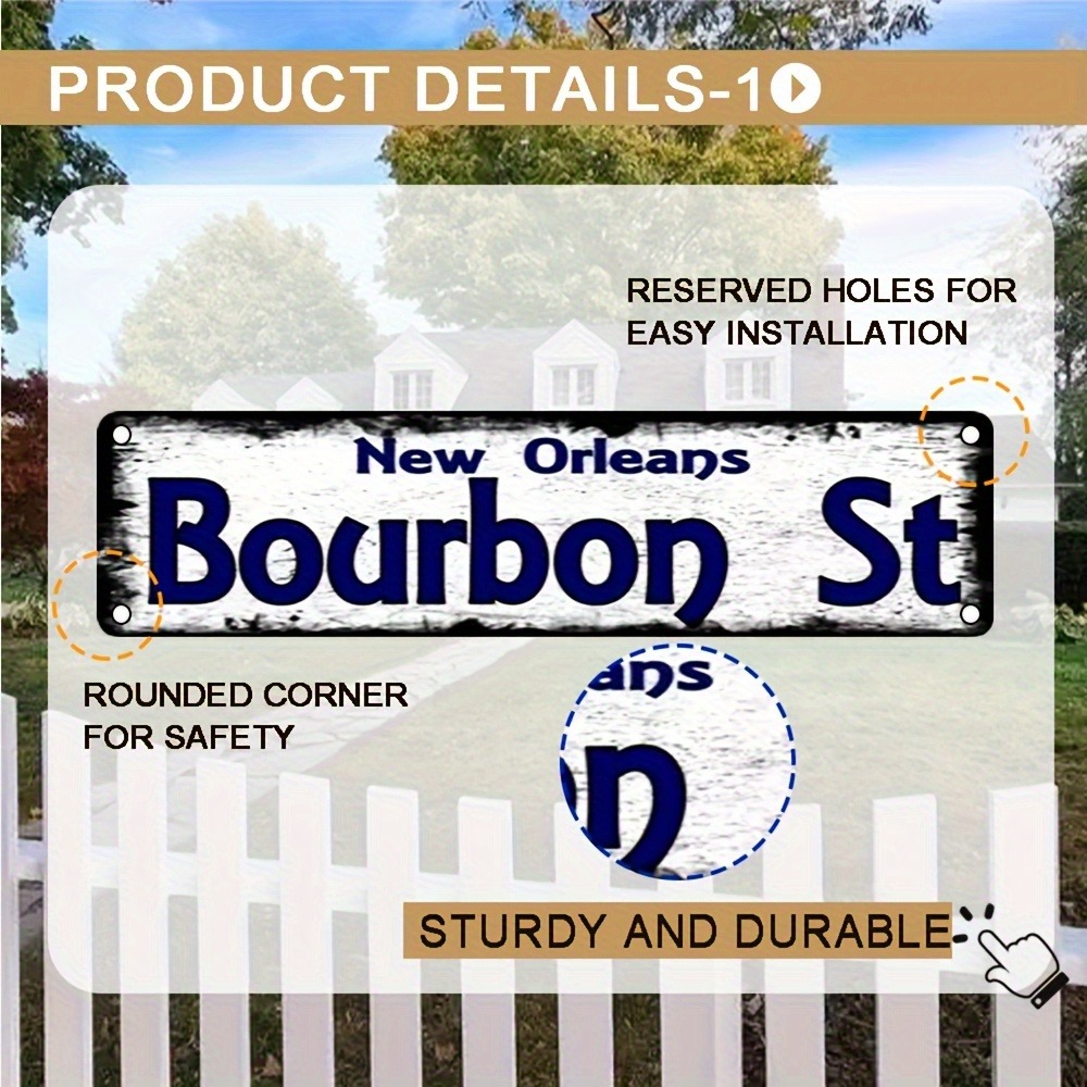 Özel Bourbon St New Orleans Me - Home Decor New Orleans incelemesi ve fiyatı