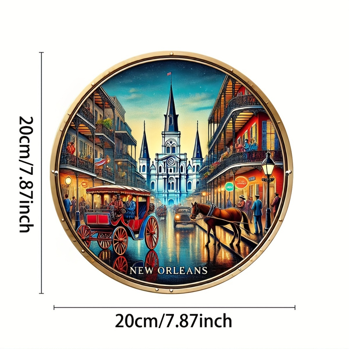 2D Metal Tabela New Orleans Vi - Home Decor New Orleans incelemesi ve fiyatı