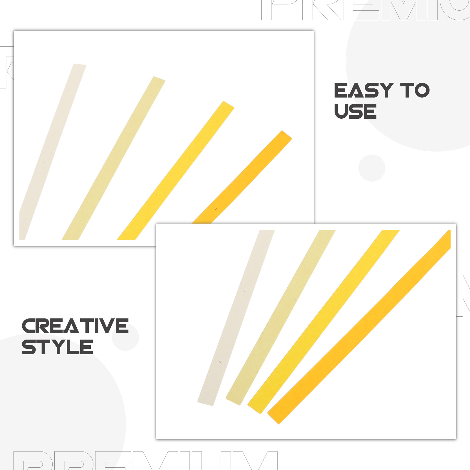 5400 Adet Sarı Gradyan Çift Ta - Home Decor Yellow incelemesi ve fiyatı