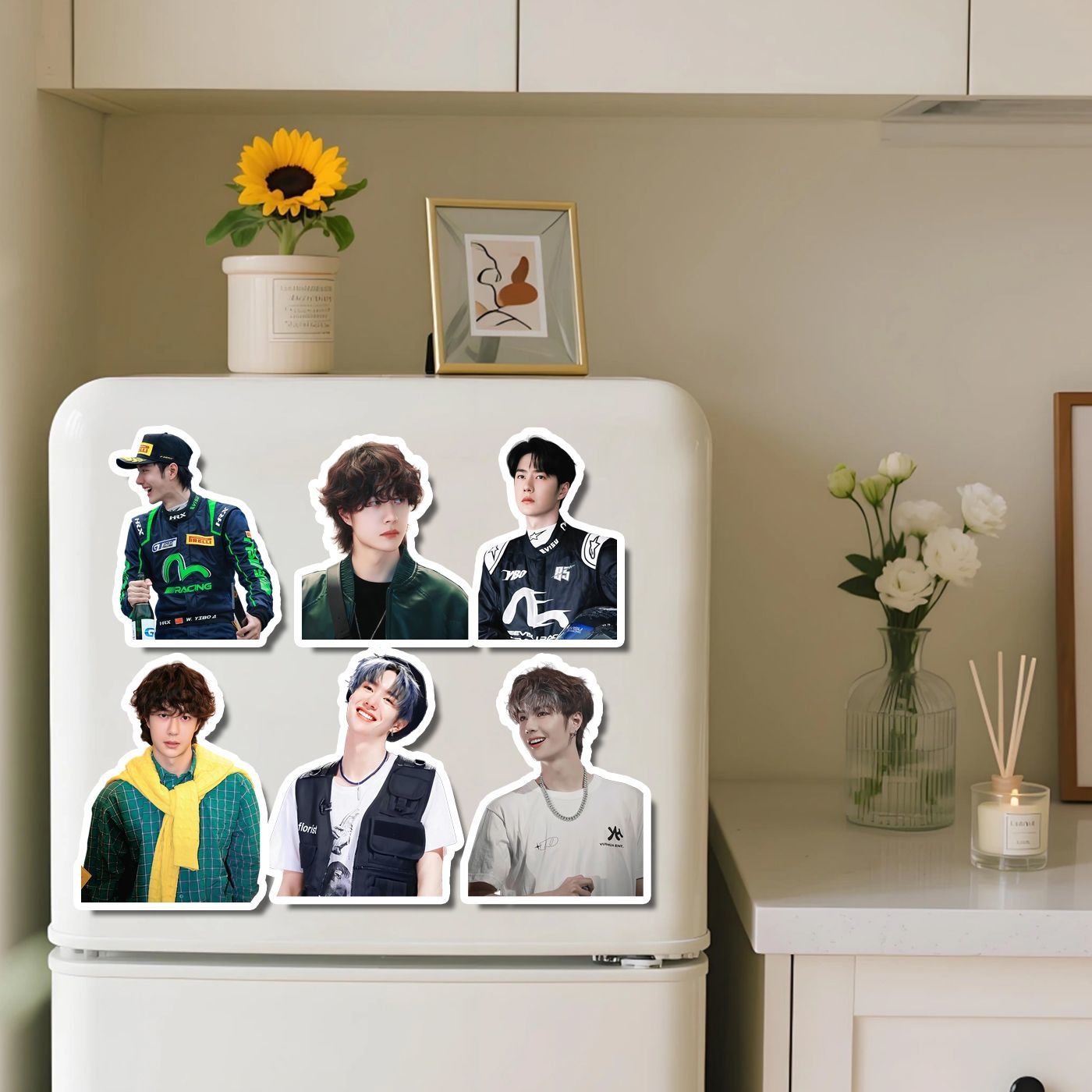 Wang Yibo buzdolabı etiketi ma - Home Decor Sticker incelemesi ve fiyatı