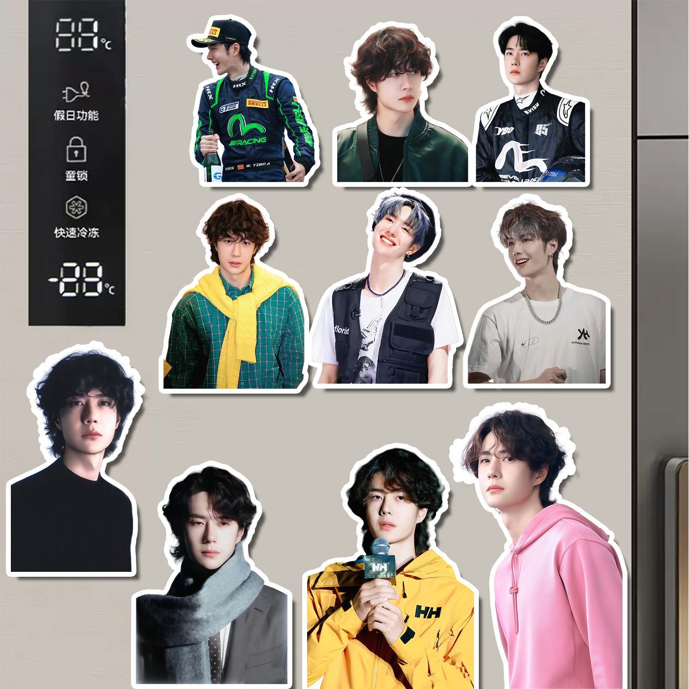 Wang Yibo buzdolabı etiketi ma - Home Decor Sticker incelemesi ve fiyatı