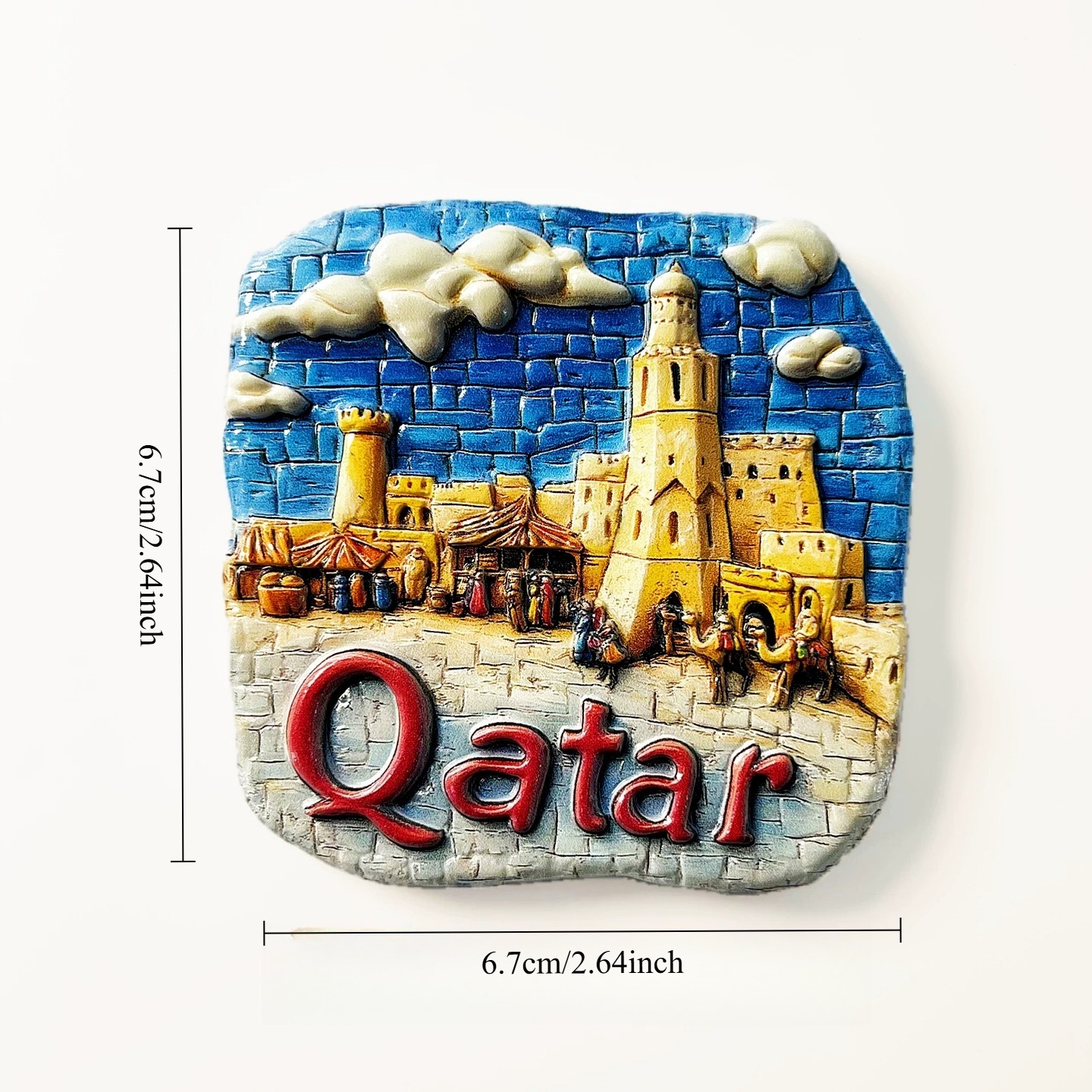 Katar 3D Buzdolabı Mıknatıslar - Home Decor Qatar incelemesi ve fiyatı