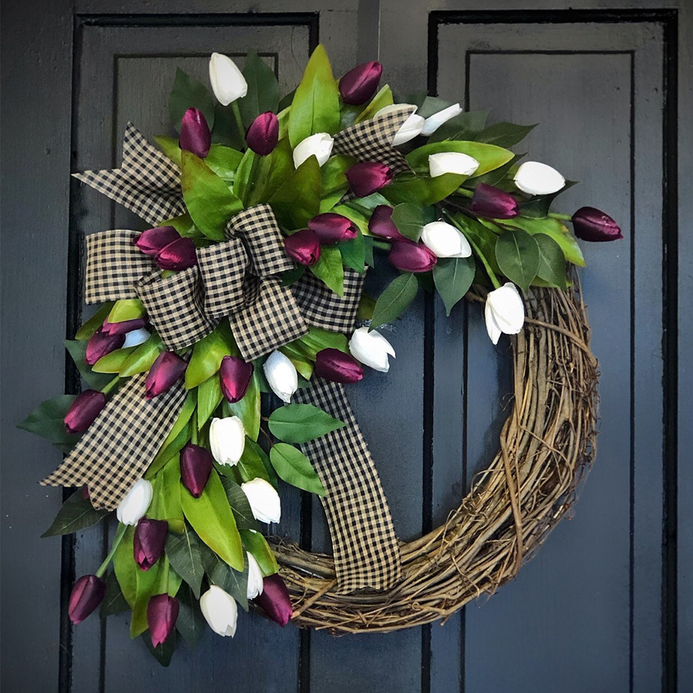 Bahar Simülasyonu Lale Çelengi - Home Decor Tulip incelemesi ve fiyatı