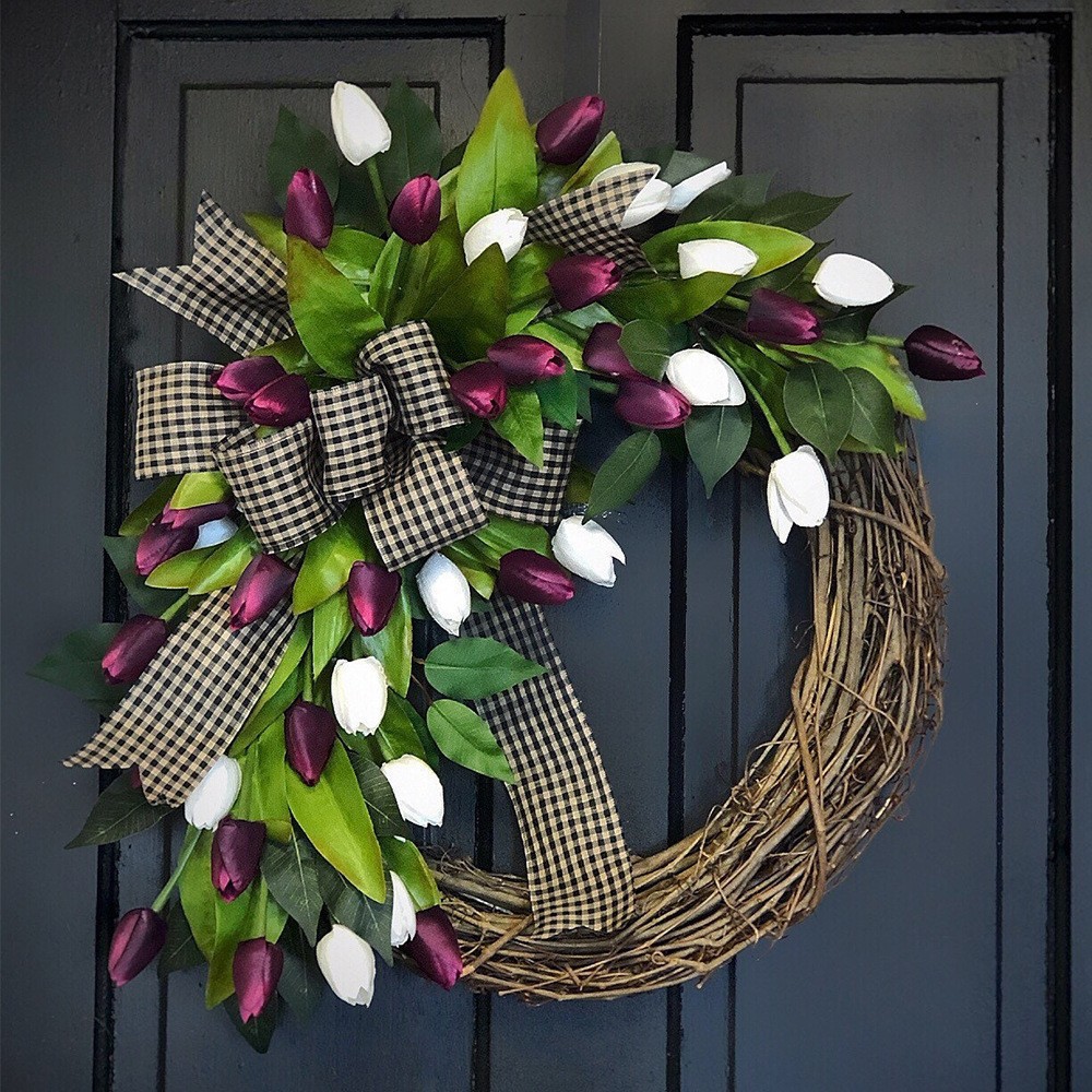 Bahar Simülasyonu Lale Çelengi - Home Decor Tulip incelemesi ve fiyatı