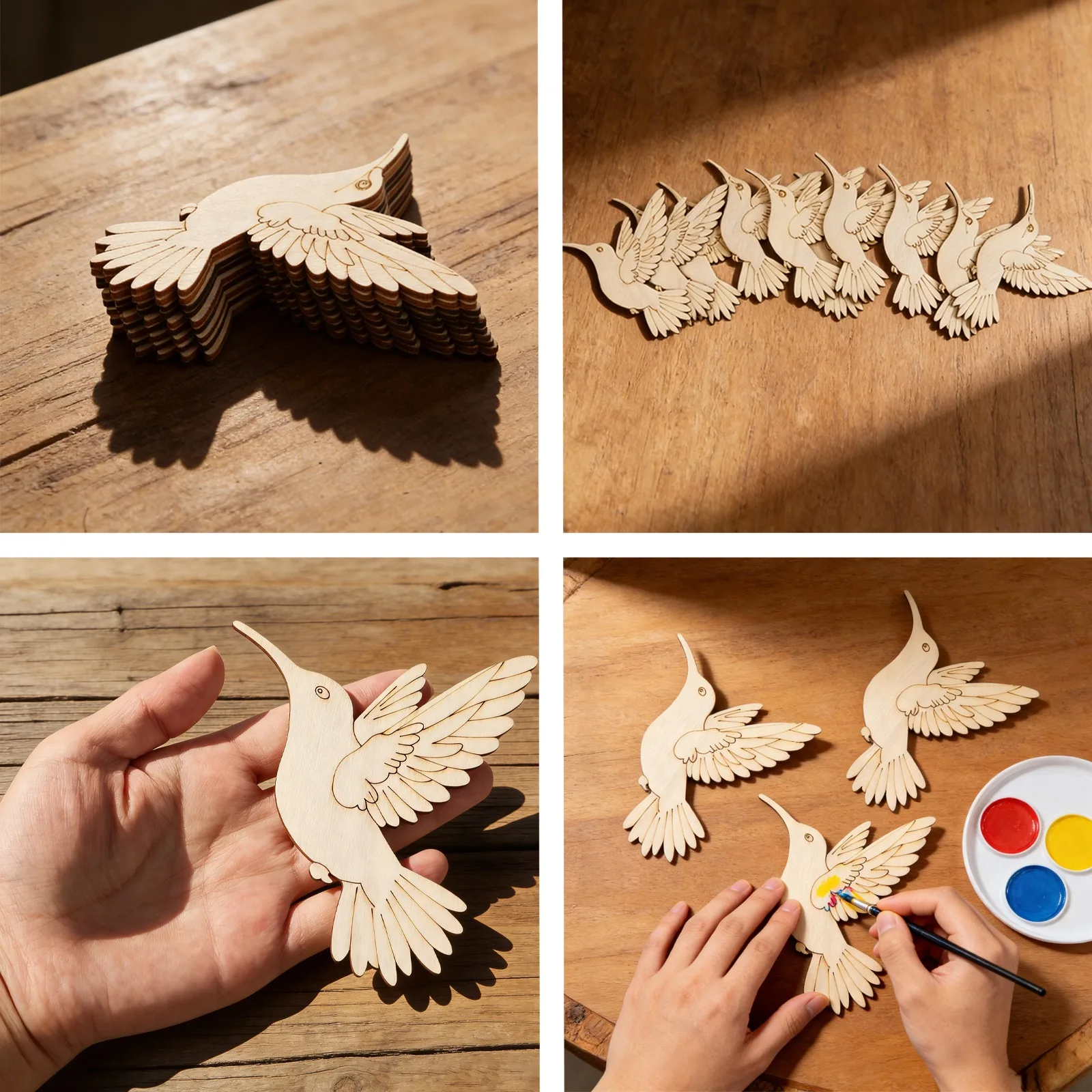 10 adet Bitmemiş Ahşap Hayvan  - Home Decor Diy incelemesi ve fiyatı