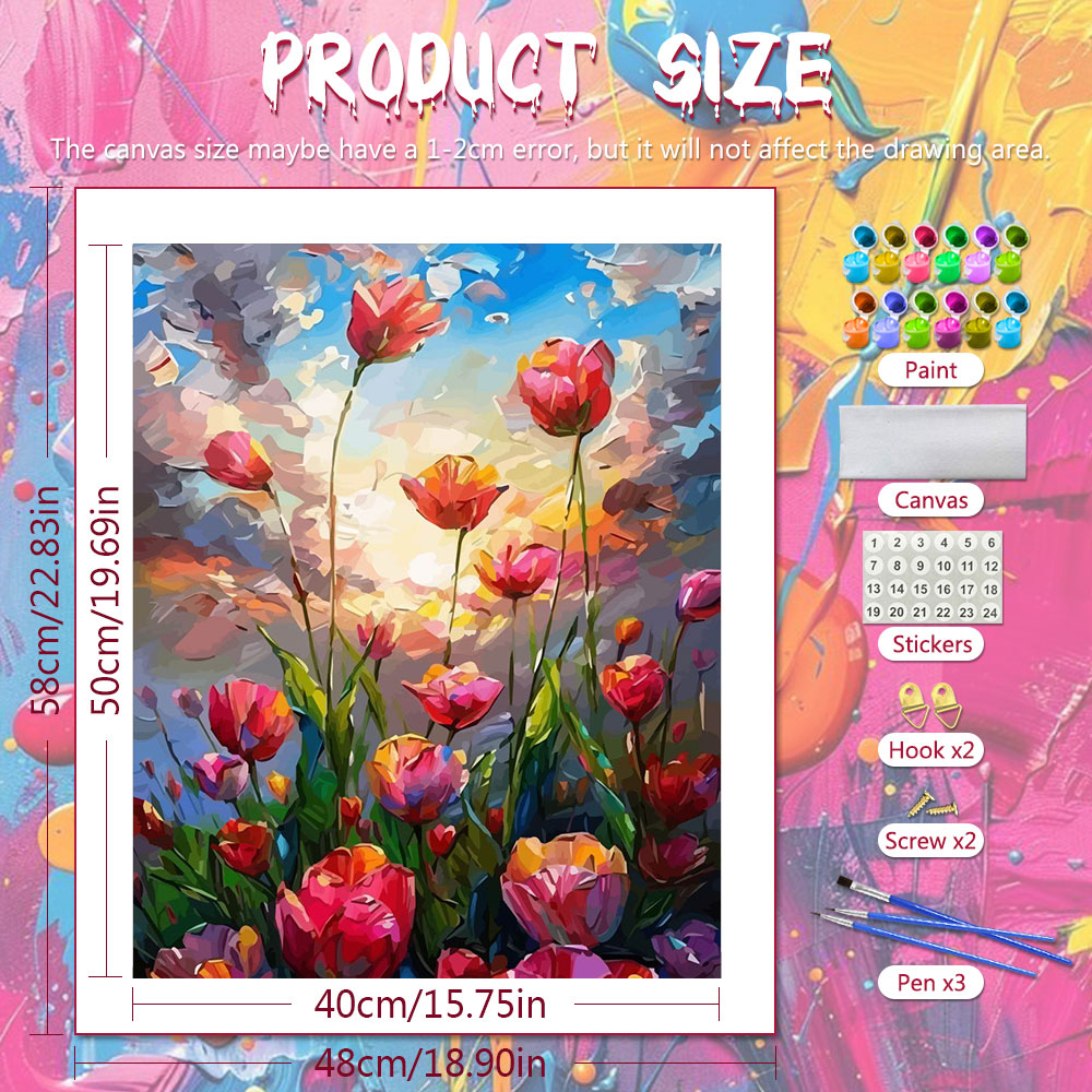 Yağlıboya resim numaralarına g - Home Decor Tulip incelemesi ve fiyatı