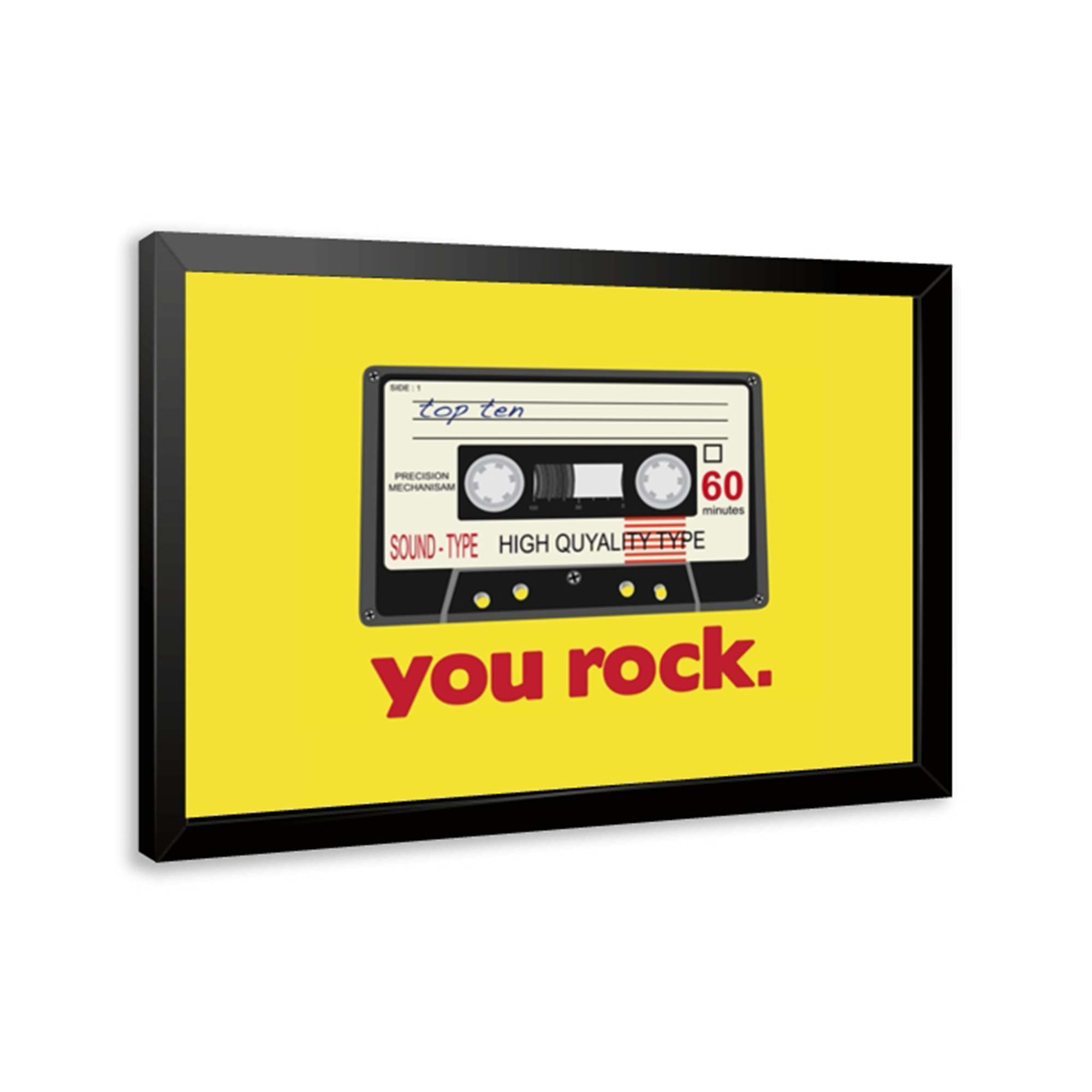 Modern Sarı You Rock Alıntılar - Home Decor Yellow incelemesi ve fiyatı