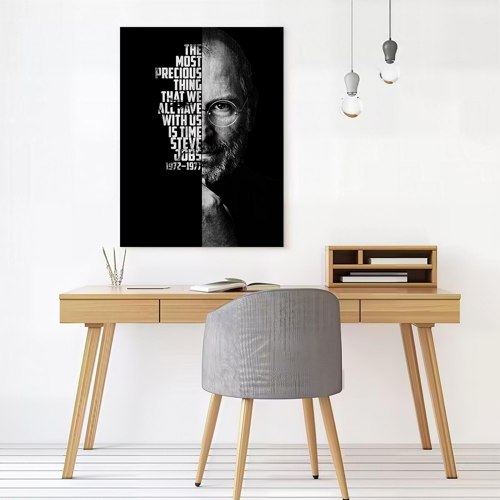 Steve Jobs Kanvas Poster Duvar - Home Decor Jobs incelemesi ve fiyatı