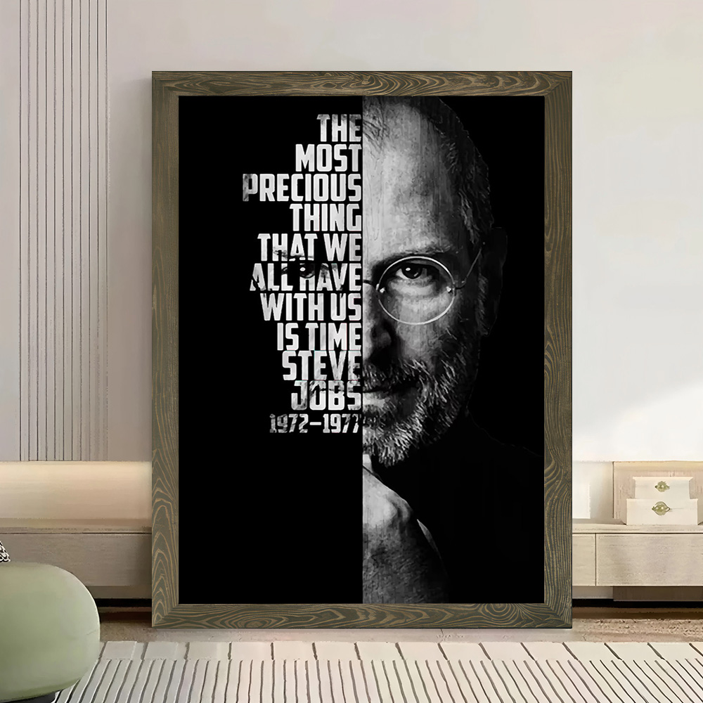Steve Jobs Kanvas Poster Duvar - Home Decor Jobs incelemesi ve fiyatı