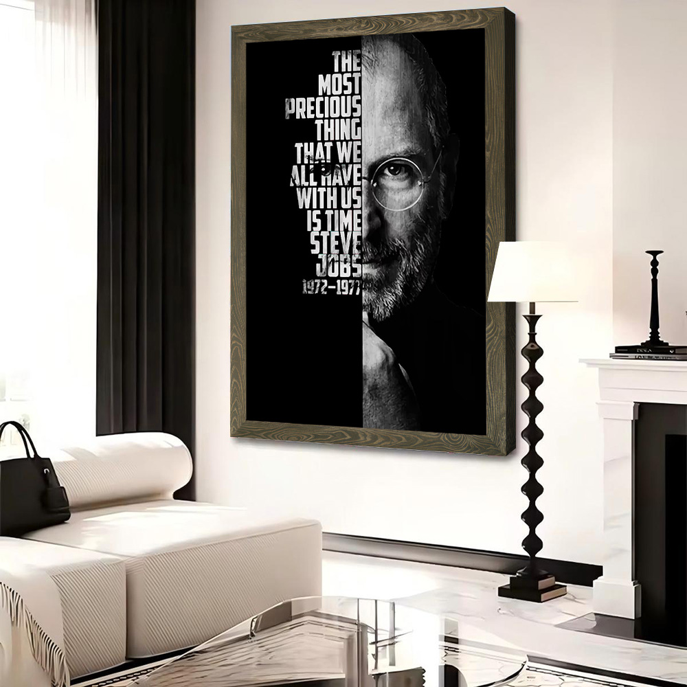 Steve Jobs Kanvas Poster Duvar - Home Decor Jobs incelemesi ve fiyatı