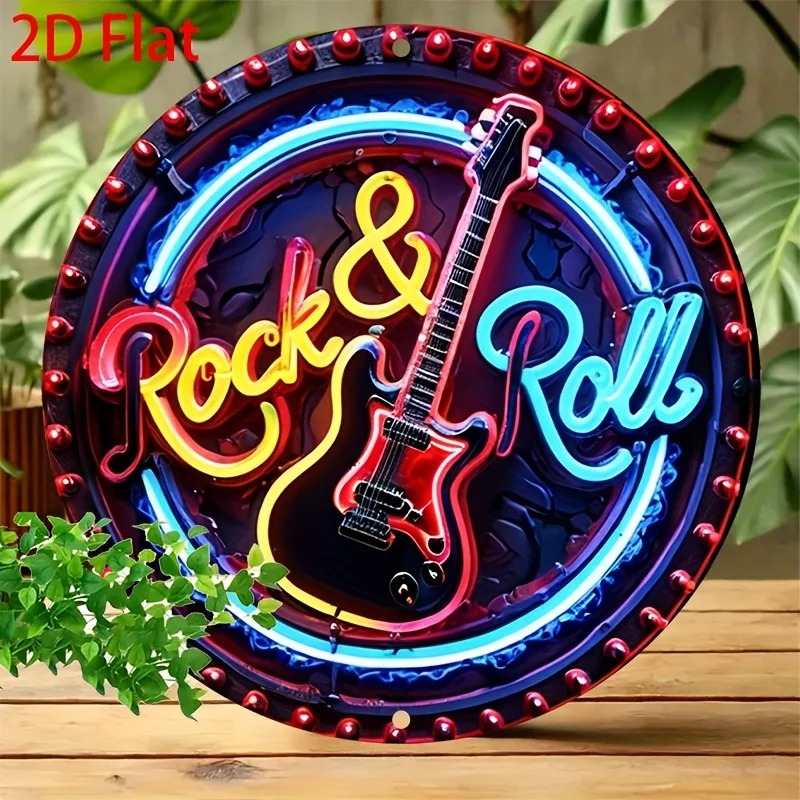 Vintage Rock Neon Tabelası, 2D - Home Decor Outside incelemesi ve fiyatı