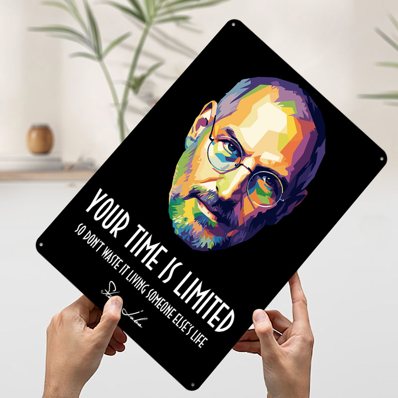 Steve Jobs Pop Art Portresi Ki - Home Decor Jobs incelemesi ve fiyatı