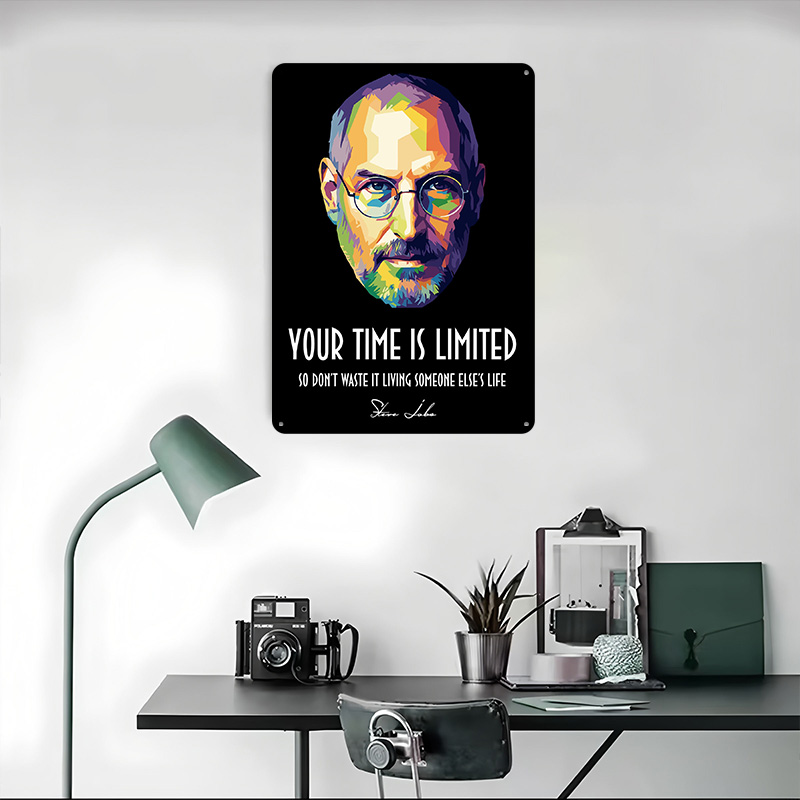 Steve Jobs Pop Art Portresi Ki - Home Decor Jobs incelemesi ve fiyatı