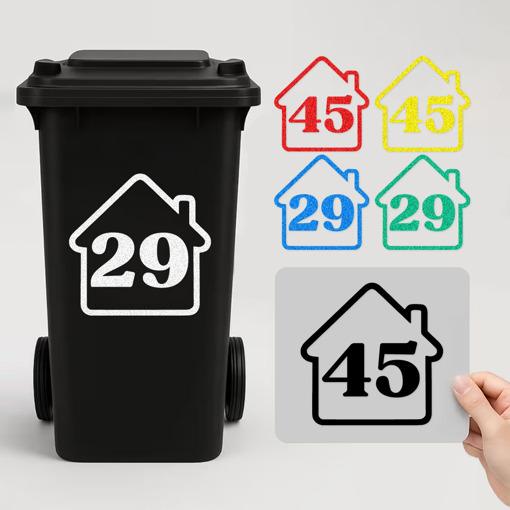 3 adet özel yansıtıcı çöp kutu - Home Decor Sticker incelemesi ve fiyatı