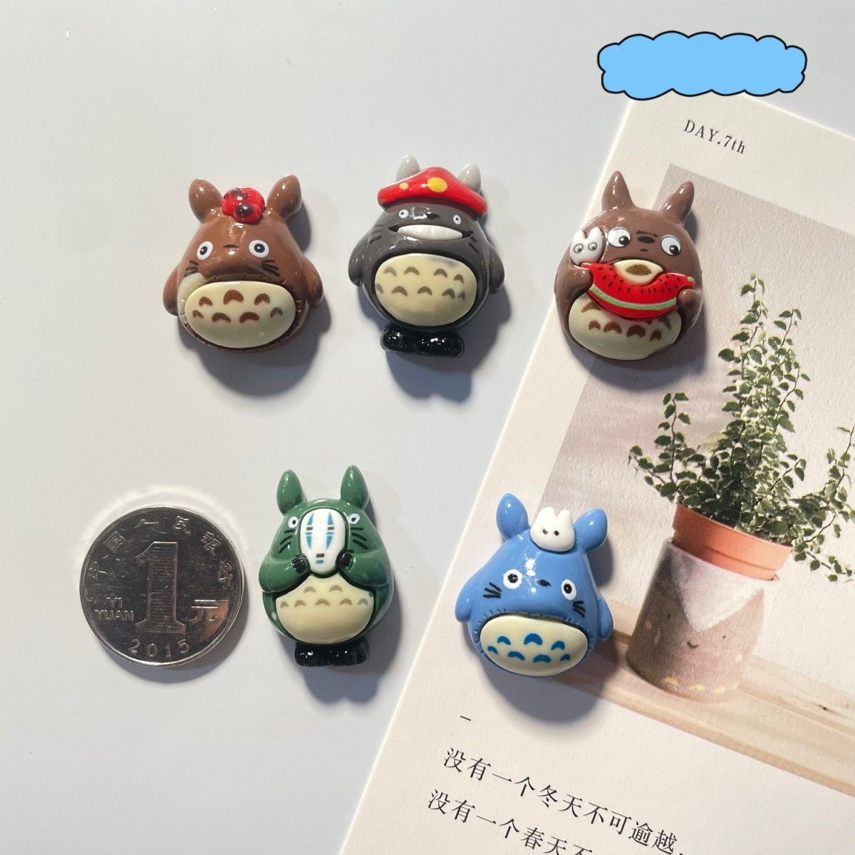 Totoro Anime Reçine Buzdolabı  - Home Decor Sticker incelemesi ve fiyatı